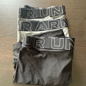 Under Armour Black and Gray Men’s Underwear